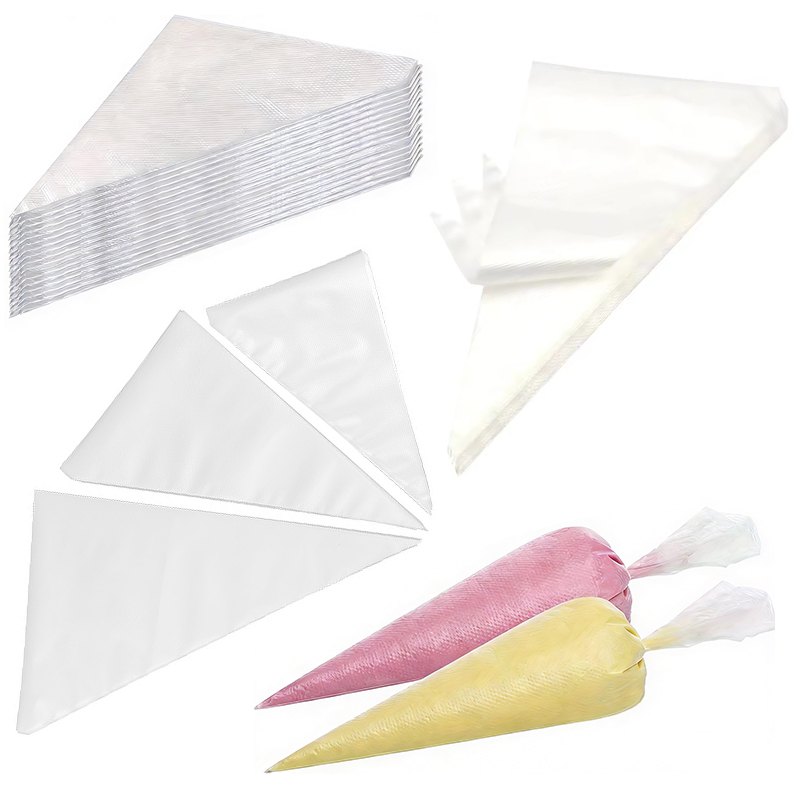 Piping Bag Disposable - 50 ピース/パック絞り袋使い捨てペストリー絞り袋 S/M/L 利用可能なケーキクリーム整形絞り袋キッチンベーキングツール ZYF