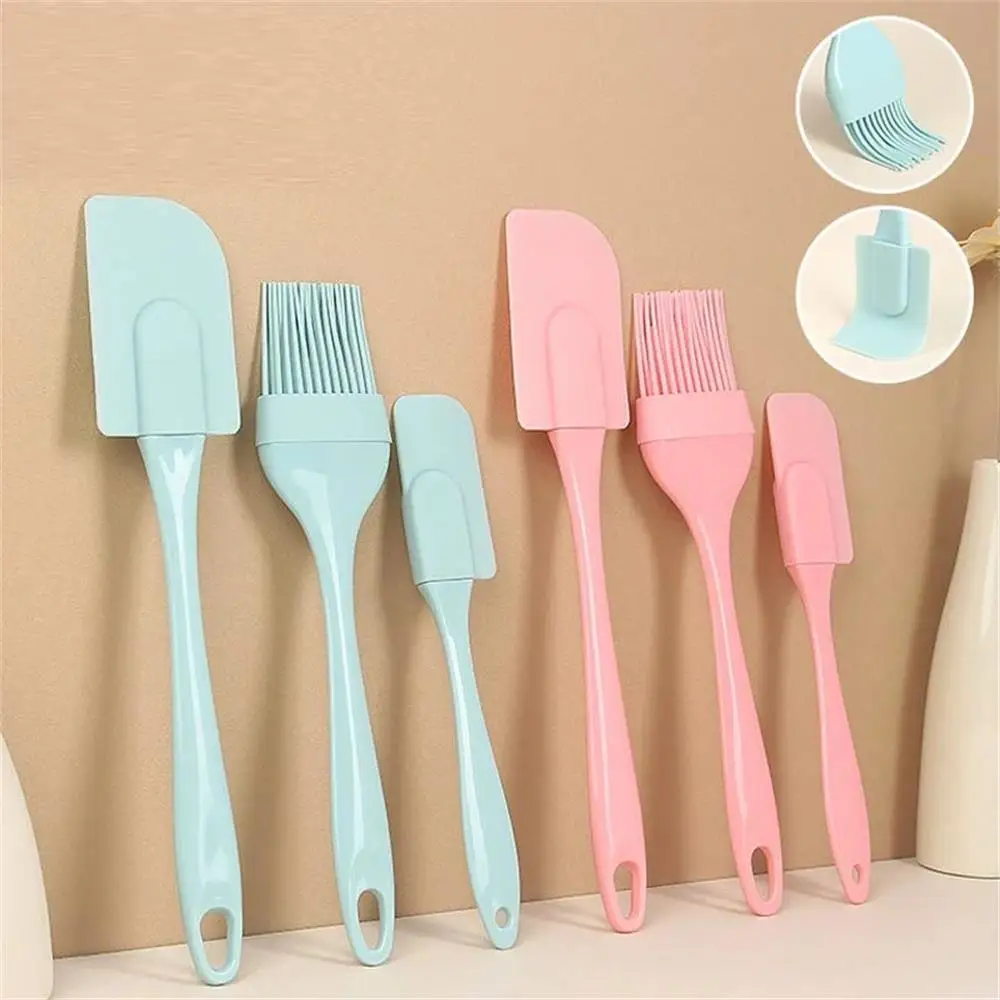 Kitchen Baking Mixer - 3個セット ノンスティック シリコン クリームスクレーパー パン ケーキ