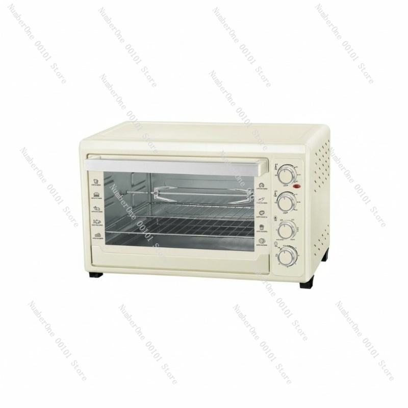 Kitchen Baking Machine - 60L対流式オーブン 電気ロティサリーベーキングロースターマシン 上下温度独立制御 家庭用キッチンギフト