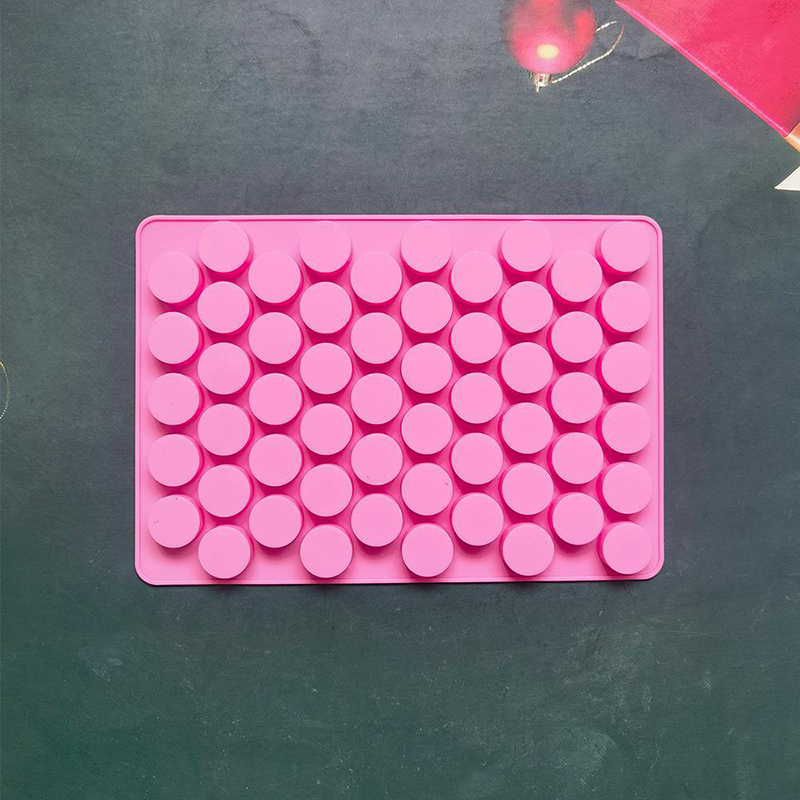 Kitchen Baking Molds - 円筒形シリコンモールド石鹸型チョコレートクッキーカバーサンドイッチツールDIYゼリープリンキャンディーキッチンケーキベーキングパン