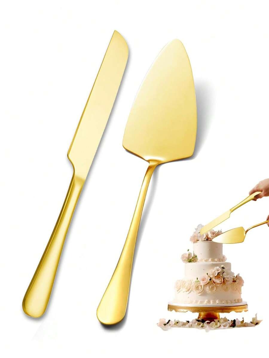 Kitchen And Baking Equipment - 1/2個入りステンレス製ケーキスパチュラセット、パンやペストリー用スパチュラ、結婚式や誕生日、パーティー用のケータリングツール