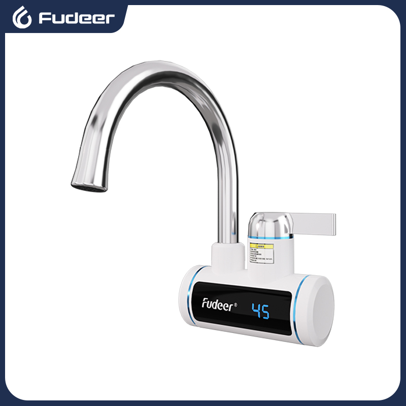 Kitchen Baking Mixer - Fudeer 電気温水器 220V キッチン蛇口 タンクレス瞬間加熱水栓 流れる温水ミキサー