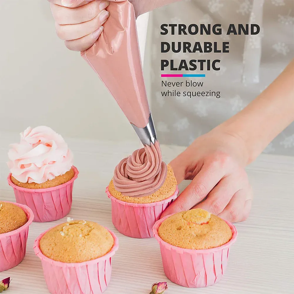 20/50/100 個使い捨て食品ペストリーバッグ非常に強力 - Piping Bag Disposable のレビューと価格