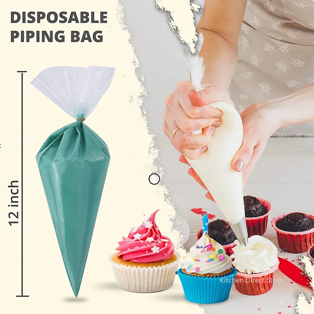 20/50/100 個使い捨て食品ペストリーバッグ非常に強力 - Piping Bag Disposable のレビューと価格