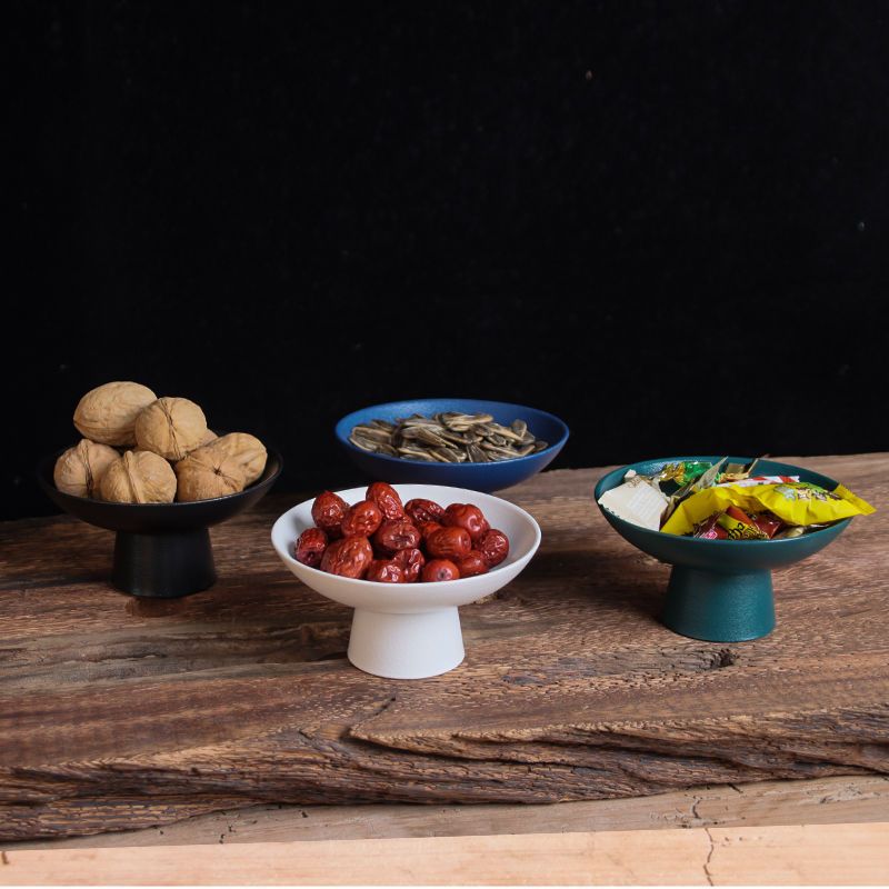 セラミックフルーツボウル,クリエイティブな白い丸いボウル,収 - Cake Board Round のレビューと価格