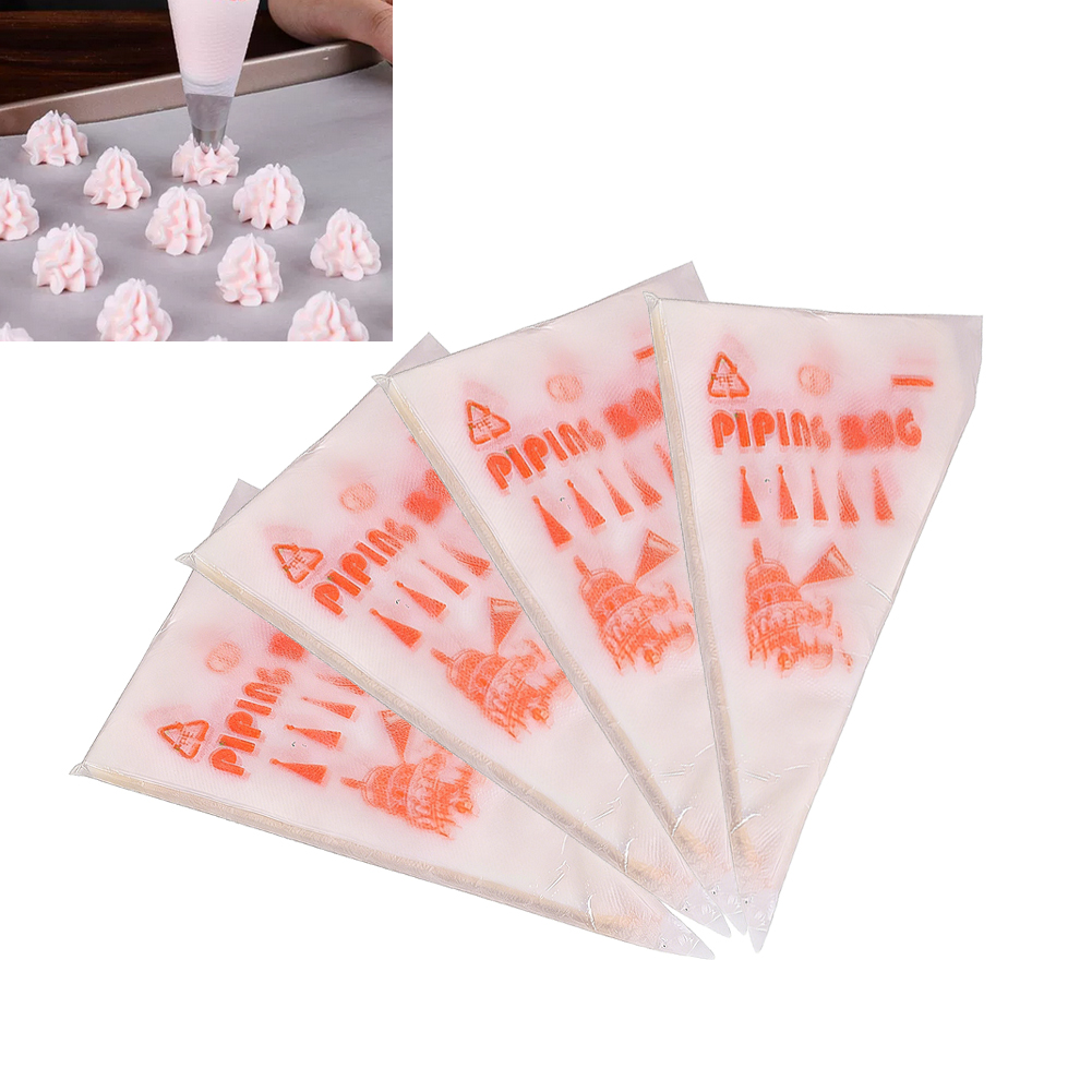 100 個厚手の使い捨てペストリーバッグ DIY ケーキクリ - Piping Bag Disposable のレビューと価格