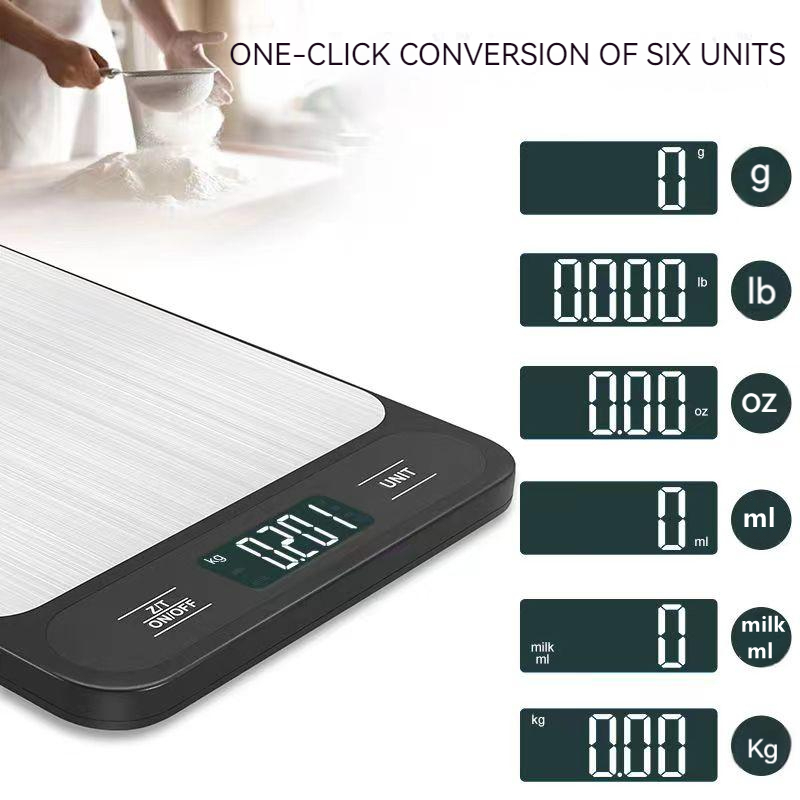 10 キロデジタルキッチンスケールベーキンググラム体重計 L - Kitchen Baking Table のレビューと価格
