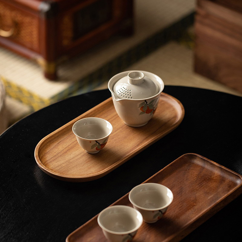 食器無垢材フードトレイラウンド長方形デザートプレート和風木製 - Cake Board Round のレビューと価格
