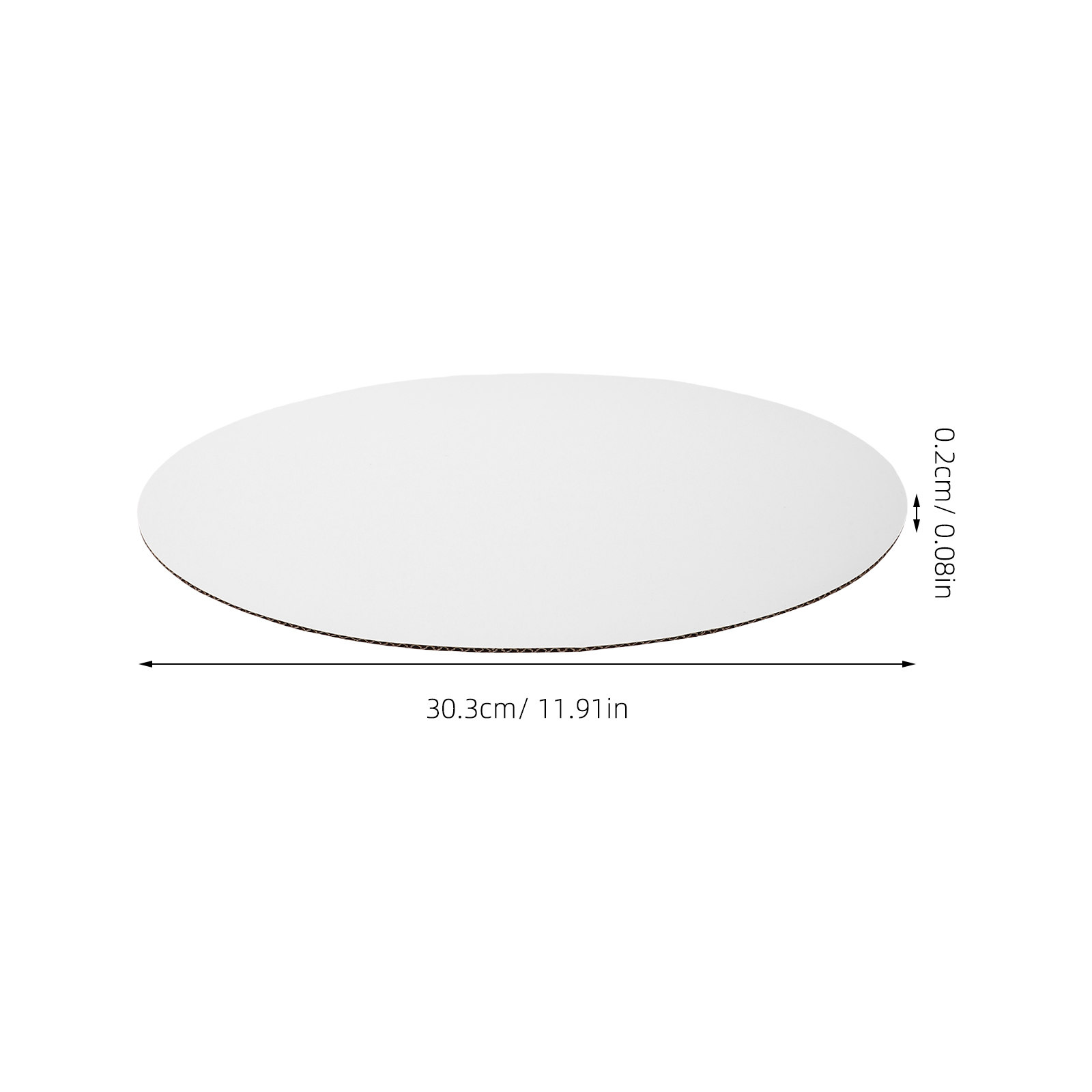 25枚入り ホワイトケーキボード 丸型使い捨て円形ベース 頑 - Cake Board Round のレビューと価格