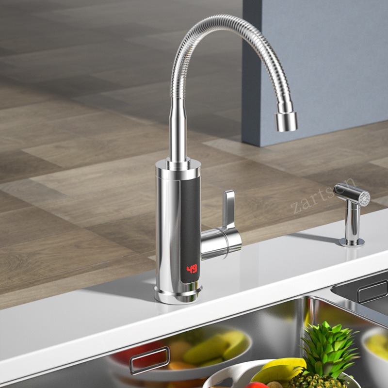 キッチン蛇口電気タップキッチンタップ瞬間湯沸かし器加熱可能  - Kitchen Baking Mixer のレビューと価格