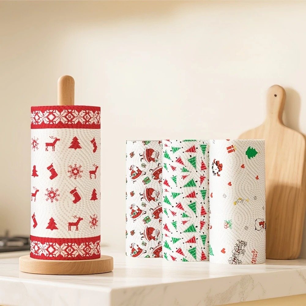 ティロンデックス クリスマス柄キッチンペーパータオル 吸水性 - Kitchen Baking Unit のレビューと価格