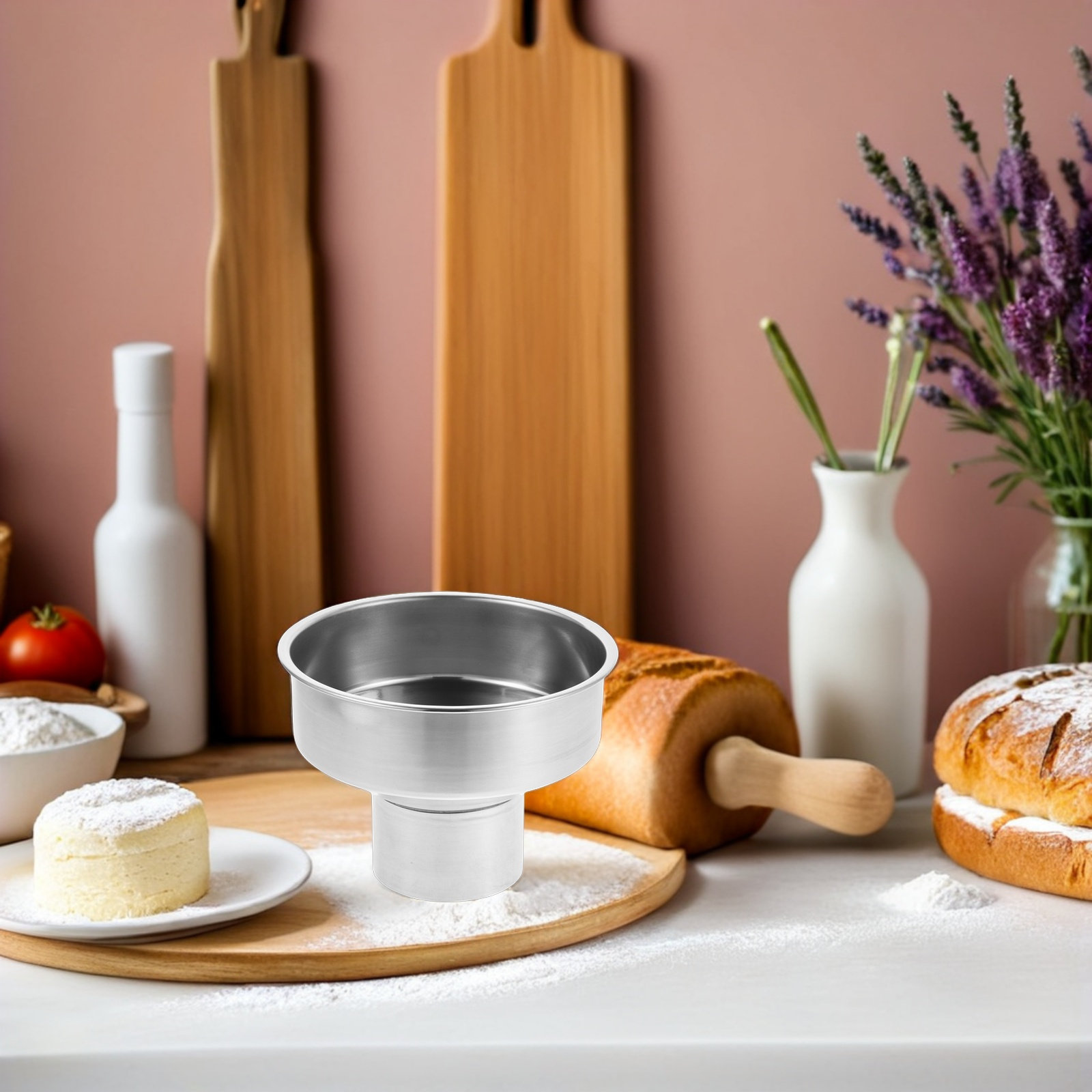 小麦粉用ファンネル、業務用ミキサー、ステンレス製広口キッチン - Kitchen Baking Mixer のレビューと価格