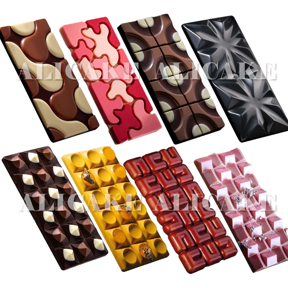 チョコレート型ポリカーボネートキャンディチョコレートバー金型 - Kitchen Baking Molds のレビューと価格