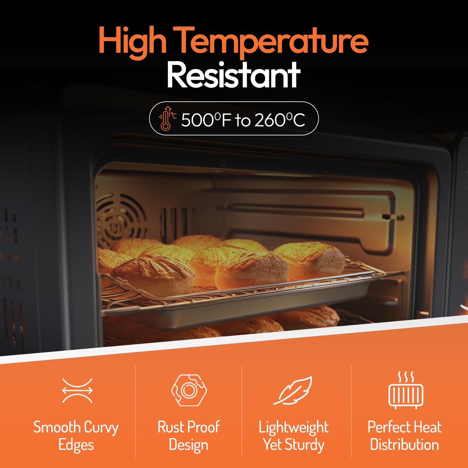 フルサイズ業務用アルミ製ベーキングシートパンセット、大型18 - Kitchen Baking Cooking のレビューと価格