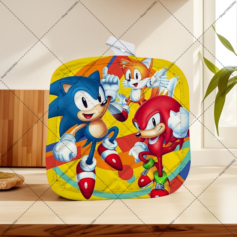 ソニックス漫画耐熱タオルポットホルダーコットンノンスリップマ - Kitchen Baking Table のレビューと価格