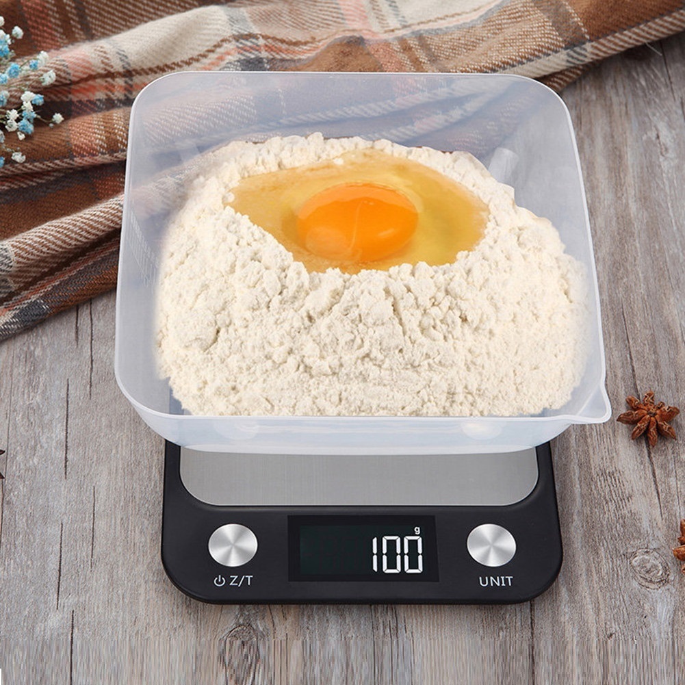 5kg/1g対応 キッチンデジタルスケール ステンレス製 g - Kitchen Baking Unit のレビューと価格