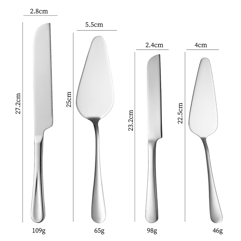 ステンレス鋼ケーキカッティングスパチュラナイフセット多目的ペ - Kitchen And Baking Equipment のレビューと価格