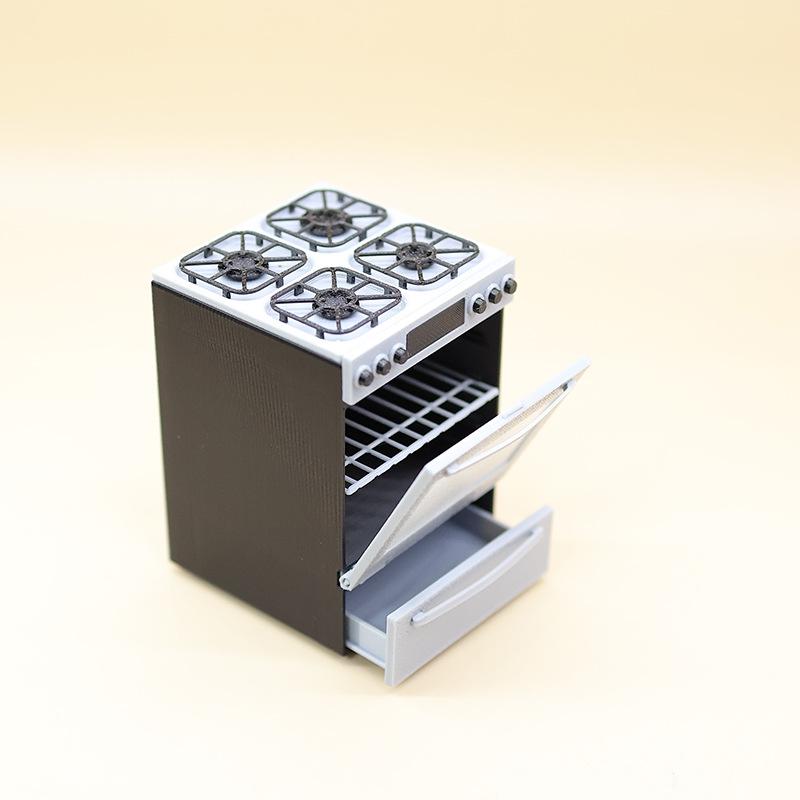 1/12 ミニチュアガスストーブオーブン付きドールハウスキッ - Kitchen Baking Table のレビューと価格