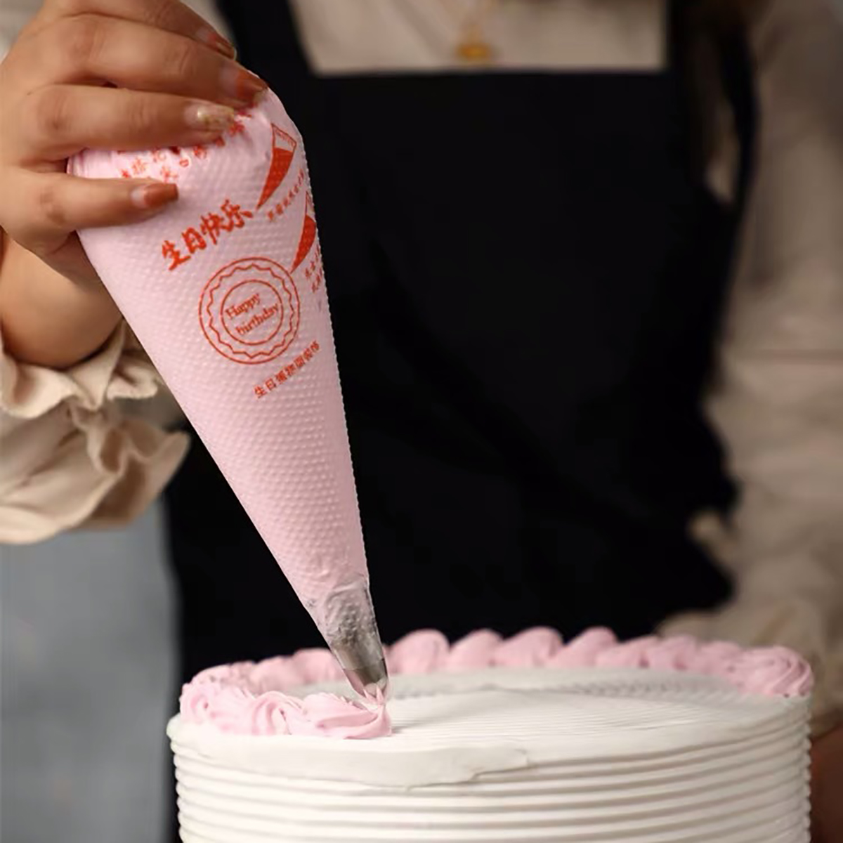 100 個厚い使い捨てペストリーバッグ DIY ケーキクリー - Piping Bag Disposable のレビューと価格