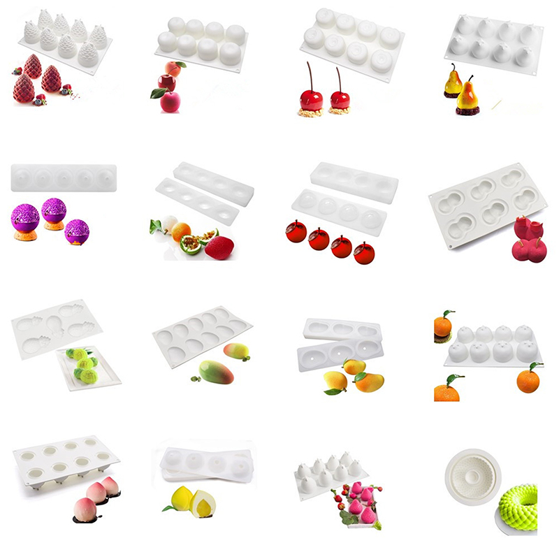 食品グレードシリコン製フルーツシリーズケーキ型 – パイナッ - Kitchen Baking Molds のレビューと価格