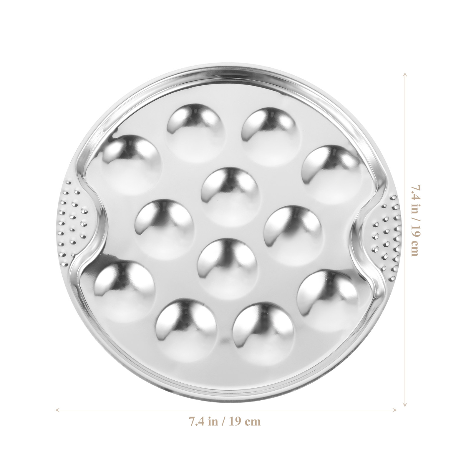 ステンレス製12スロットエスカルゴベーキング皿、カタツムリの - Kitchen Baking Table のレビューと価格