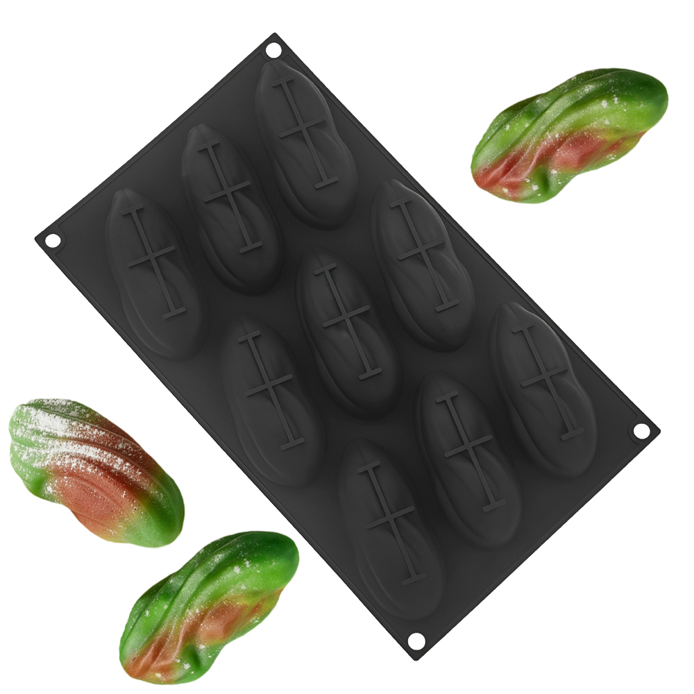1または4または9セルのピスタチオ型デザイン食品グレードシリ - Cake Board Round のレビューと価格