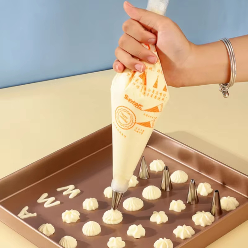 大型絞り袋 100 個使い捨てペストリーバッグ、厚いアイシン - Piping Bag Disposable のレビューと価格