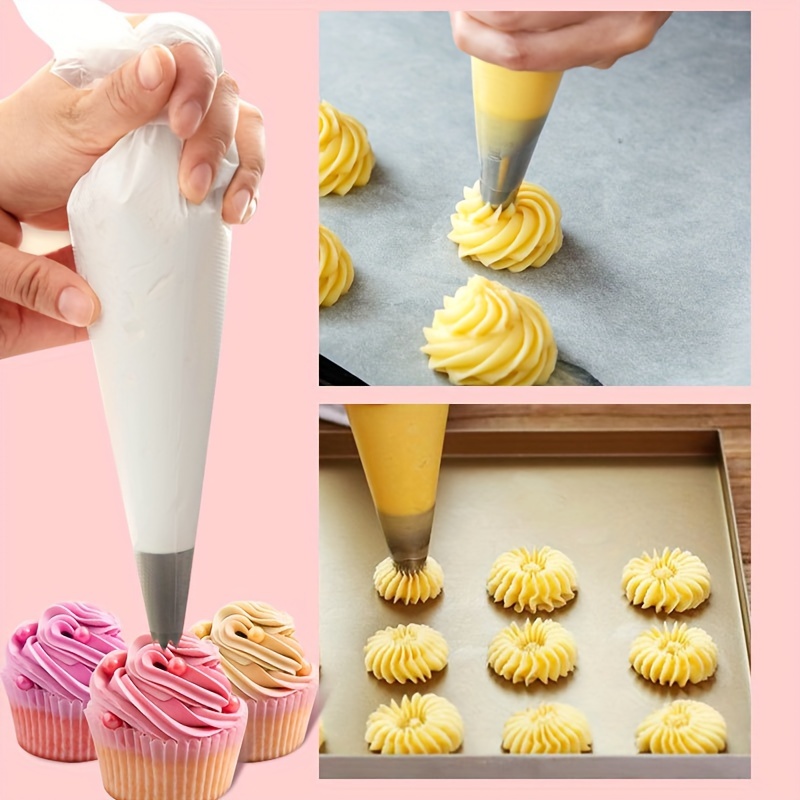 100個入り 厚手使い捨てパイピングバッグ、耐久性があり再利 - Piping Bag Disposable のレビューと価格
