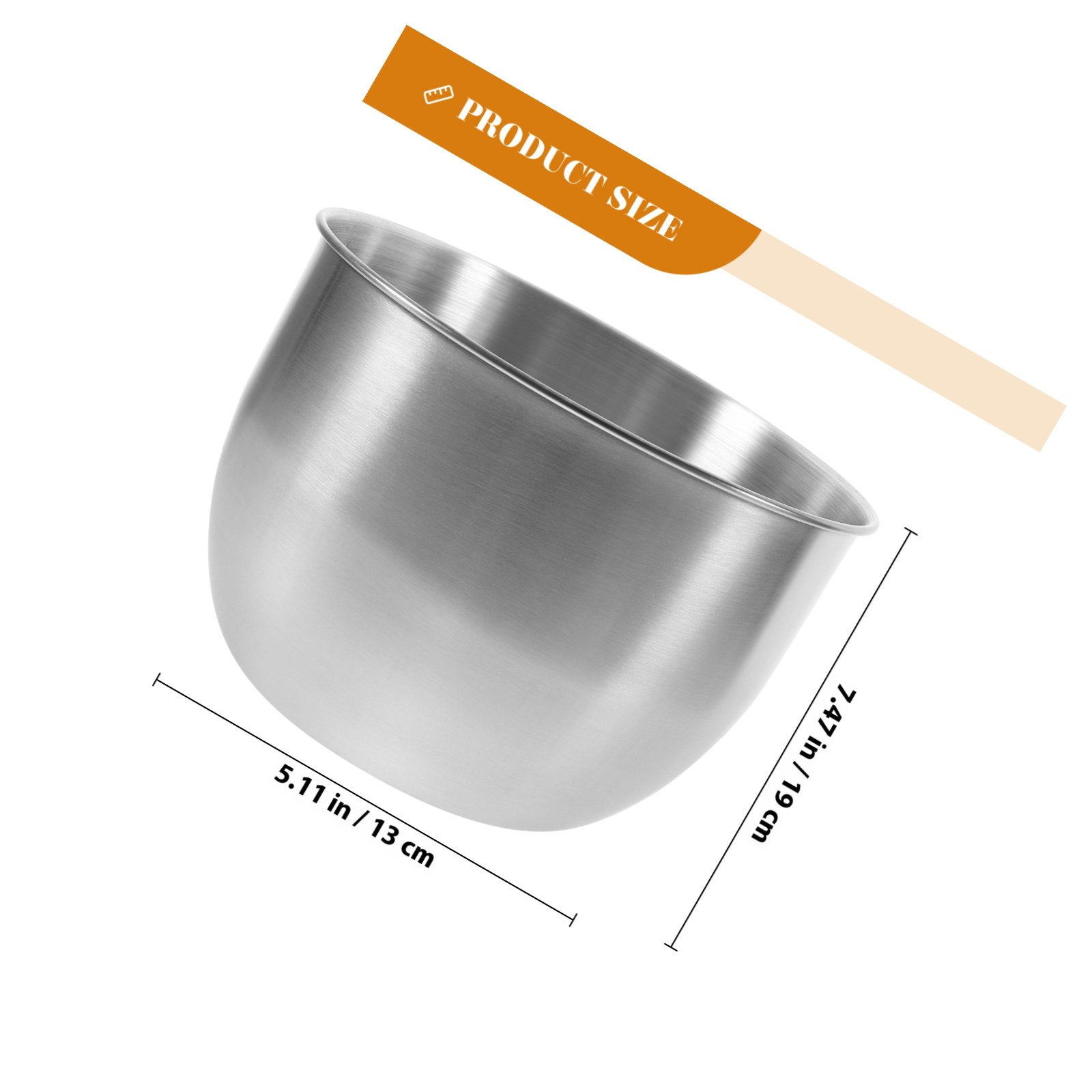 深型ステンレス製ミキシングボウル、厚い金属製キッチンボウル、 - Kitchen Baking Cooking のレビューと価格