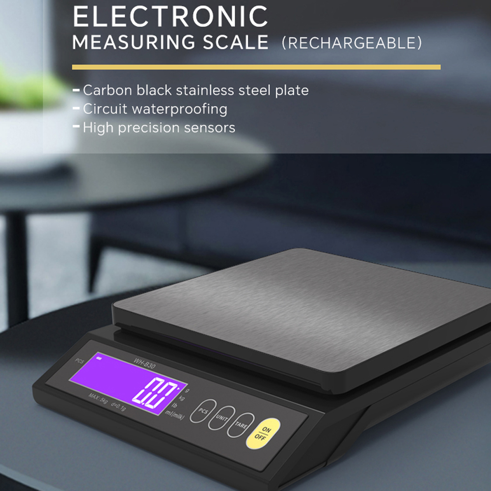 高精度キッチンスケール 充電式ベーキング電気スケール IP6 - Kitchen Baking Unit のレビューと価格