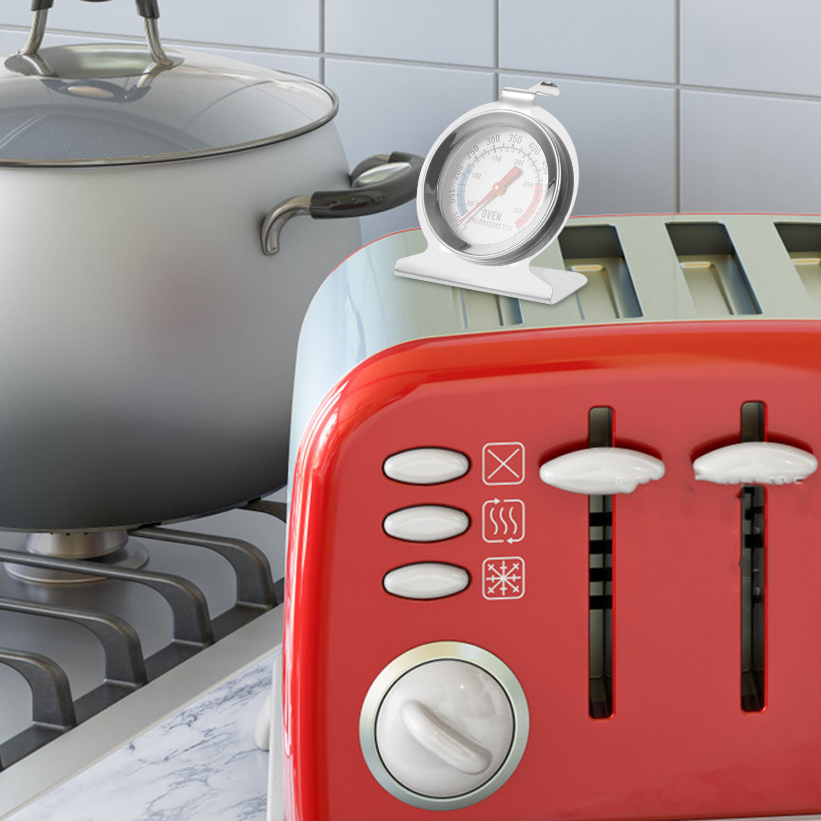 2個セット ステンレス製オーブン温度計 多機能調理用温度計  - Kitchen Baking Cooking のレビューと価格
