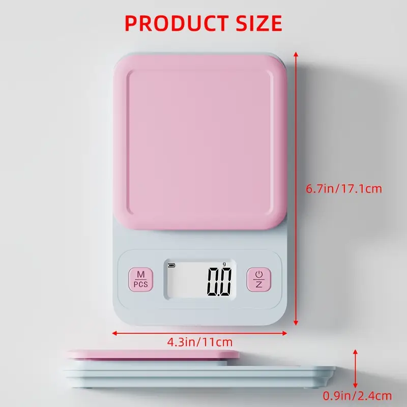 デジタルキッチンスケール、LCDディスプレイ付き、0。 1オ - Kitchen Baking Unit のレビューと価格
