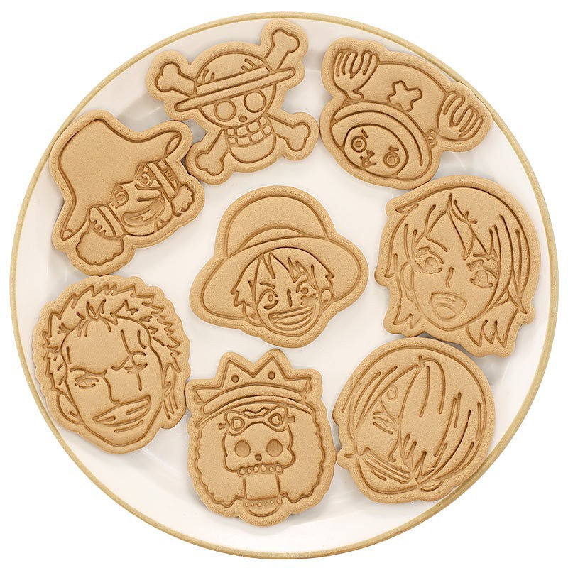 ワンピースクッキングモールドルフィゾロチョッパースカルクッキ - Kitchen Baking Cooking のレビューと価格